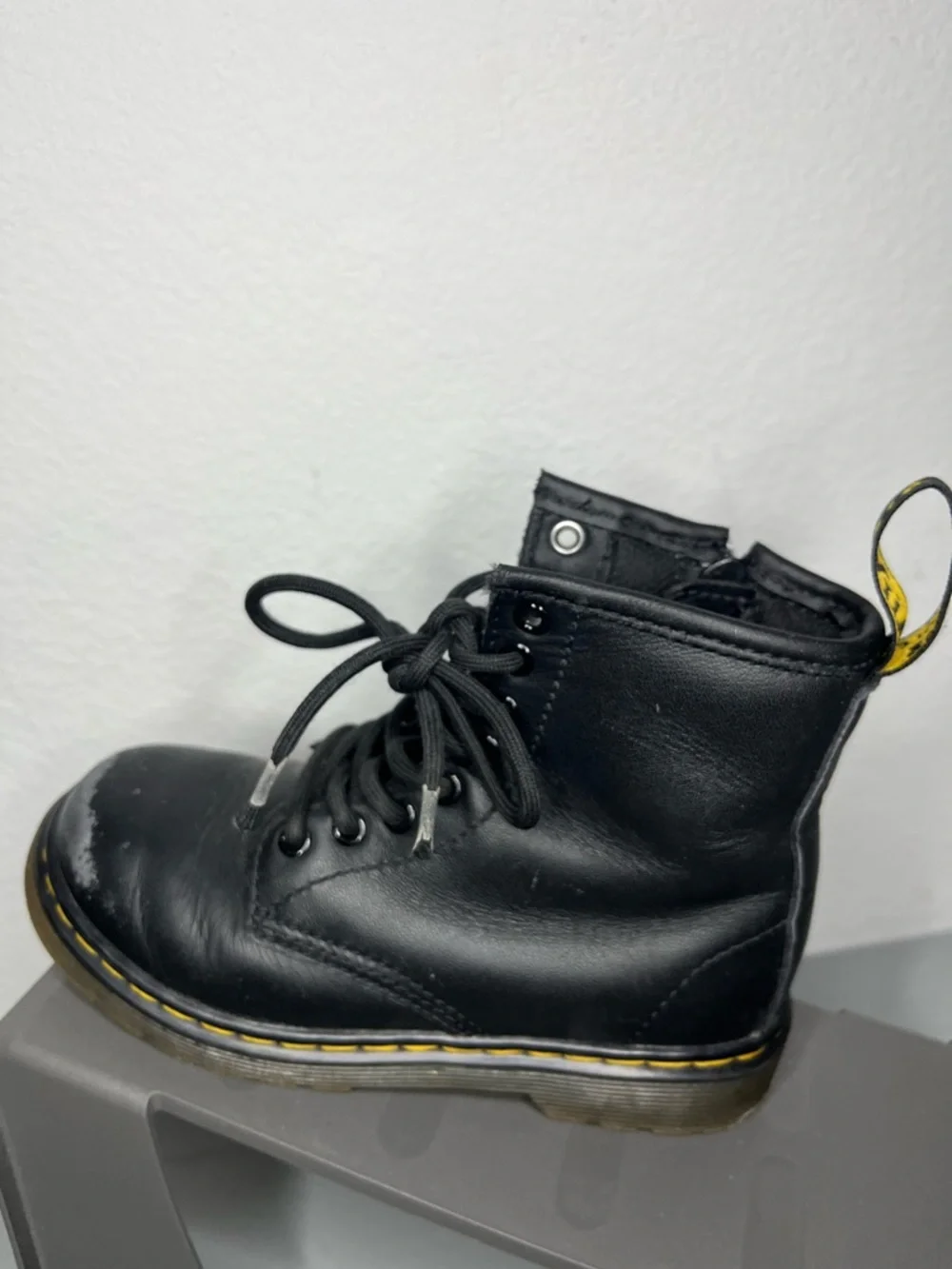 Doc Martens Kids Unisex Punk Combat Boots Grunge Distressed Gothic Military US11